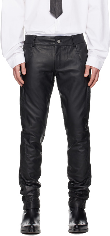 Photo: Deadwood Black Tide Leather Pants