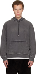 WOOYOUNGMI Gray Back Logo Hoodie
