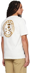 AAPE by A Bathing Ape White Basic T-Shirt