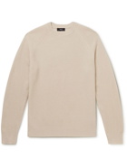 Theory - Toby Waffle-Knit Cashmere Sweater - Neutrals