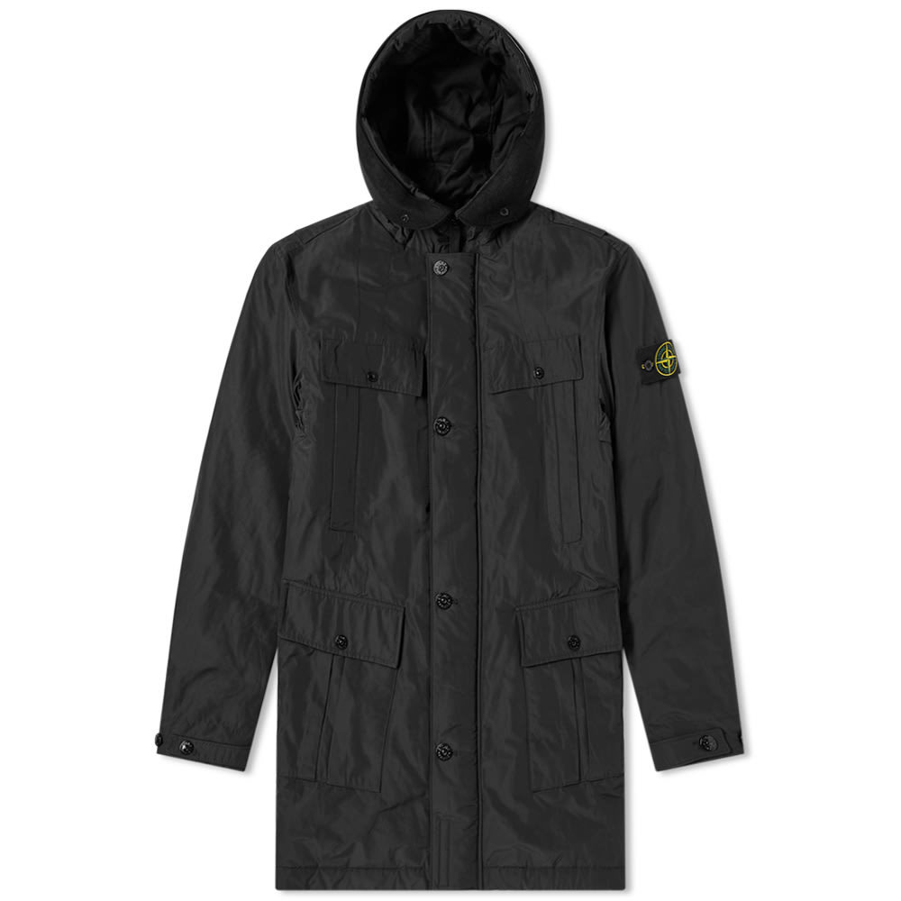 Stone Island Micro Reps Primaloft Long Down Jacket Stone Island