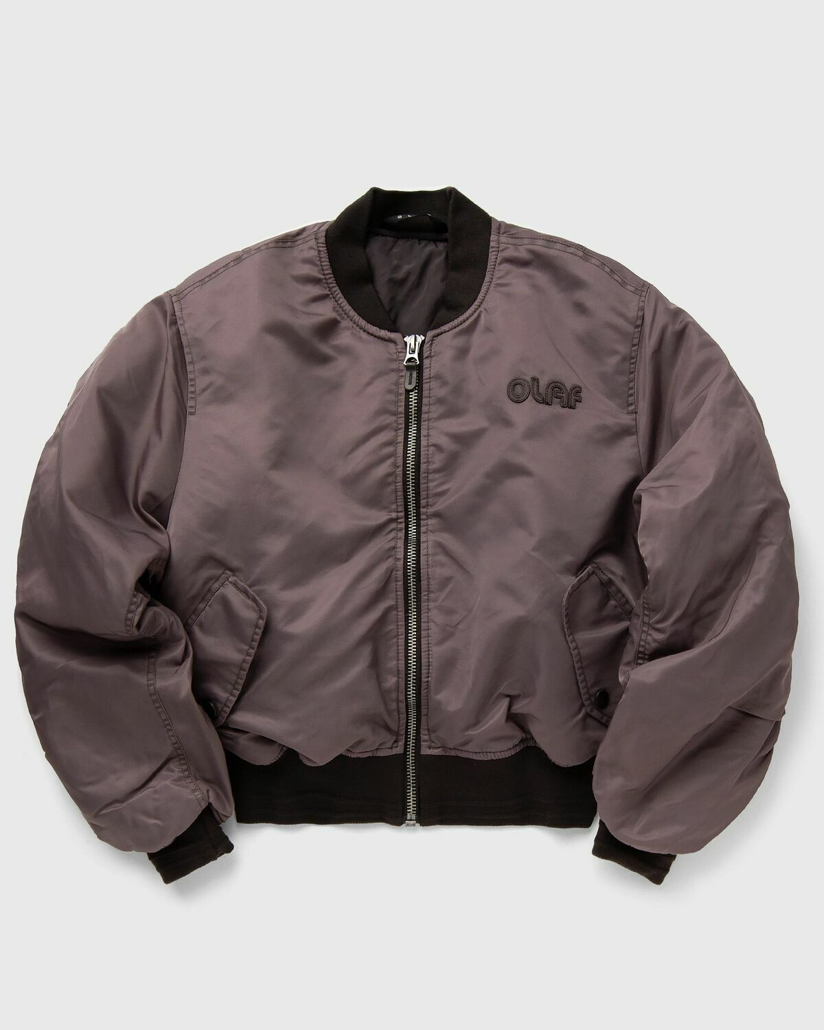 ØLÅF RETRO LOGO BOMBER JACKET Brown Women