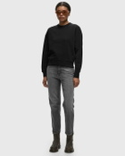 Closed Embroidered Crewneck Black Sweatshirts