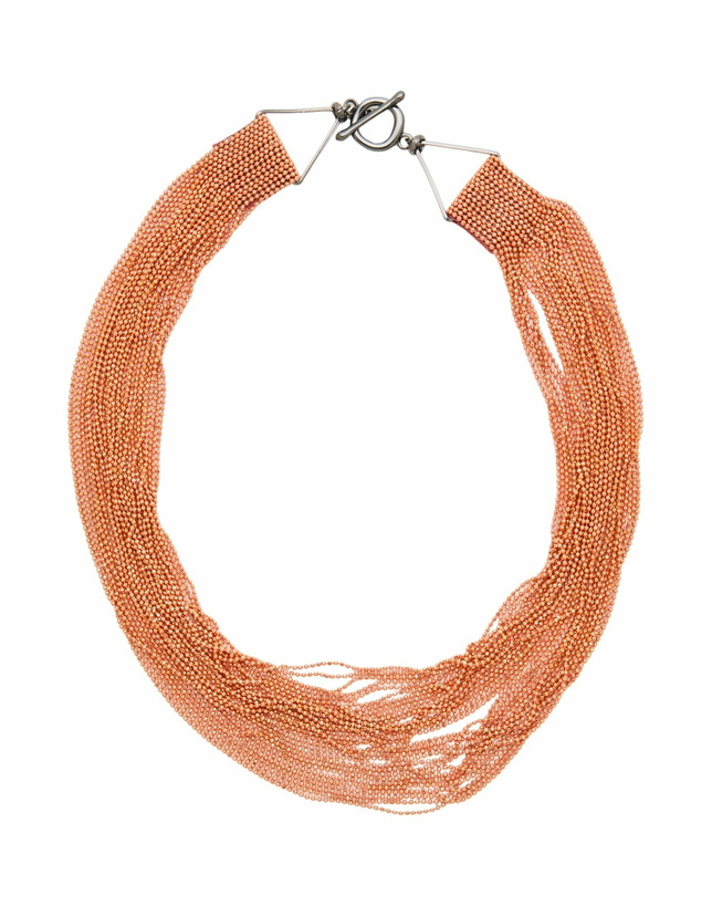 Photo: Fabiana Filippi Womens Necklace in Orange