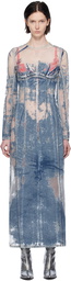 Diesel Blue De-Nicolo-Fsd Maxi Dress