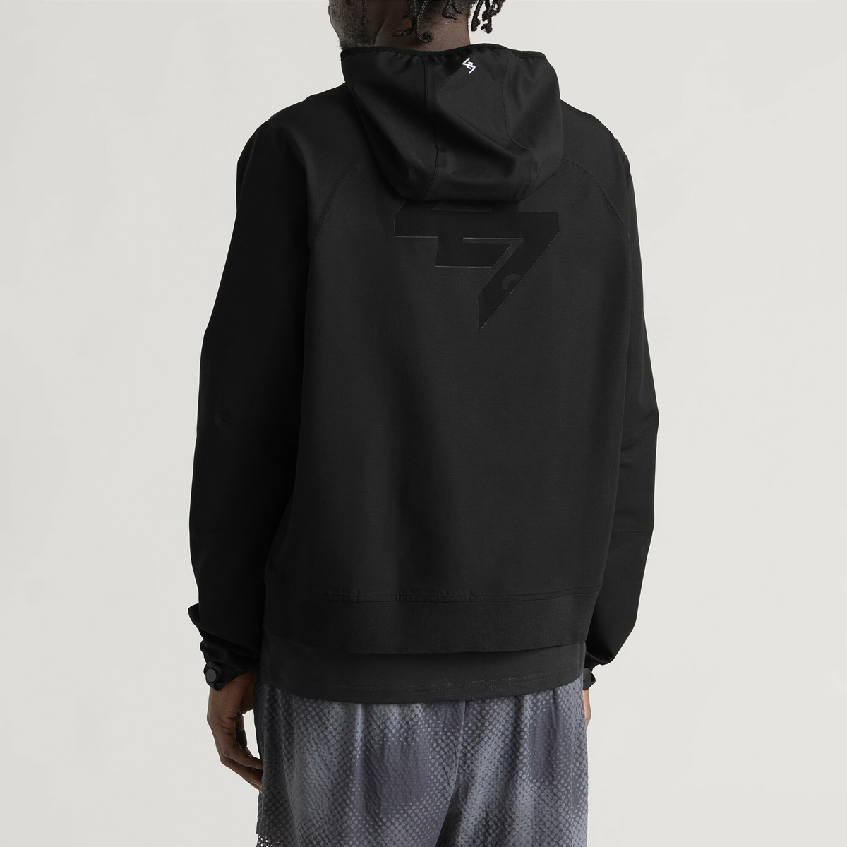 Represent 247 Men's Bonded Running Jacket in Jet Black