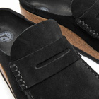 Birkenstock Naples Mule in Black Suede