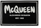 Alexander McQueen Black & Off-White Graffiti Blanket