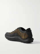 ROA - Rubber-Trimmed Mesh Sneakers - Black