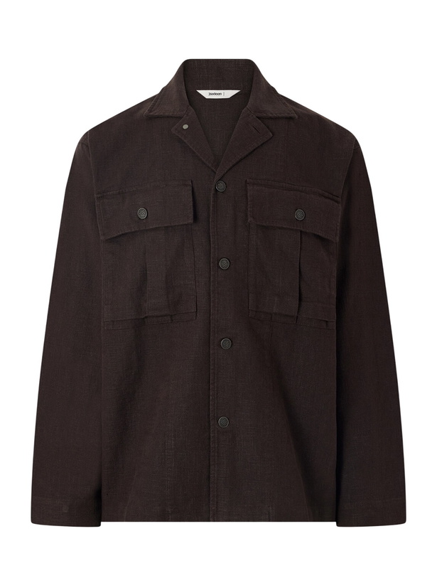 Photo: 3sixteen - M43 Linen Overshirt - Brown