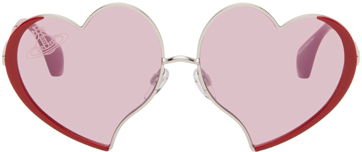 Photo: Vivienne Westwood Silver & Red Lovelace Sunglasses