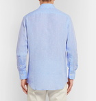 Canali - Linen Shirt - Men - Blue