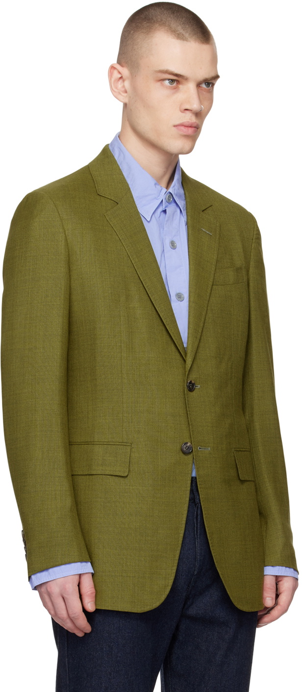 Gabriela Hearst Green Irving Blazer