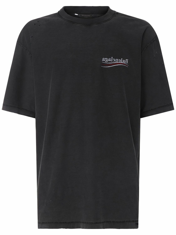 Balenciaga Black Defile XL T-Shirt Balenciaga
