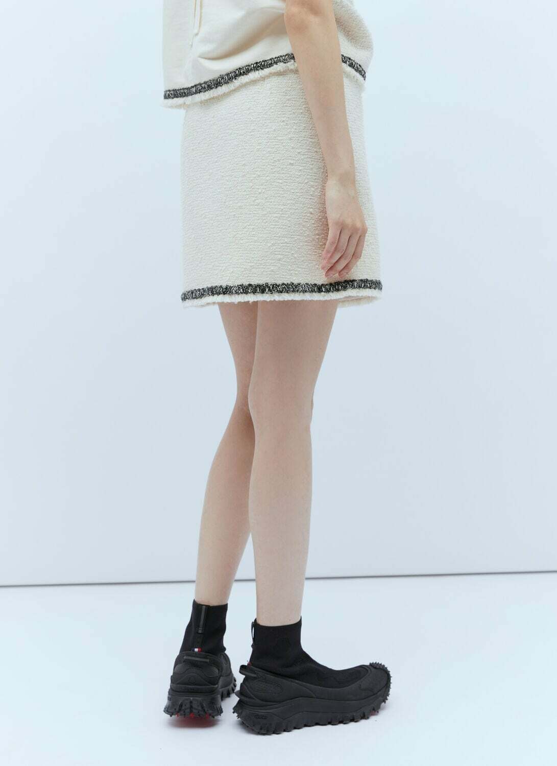 Moncler Tweed Mini Skirt
