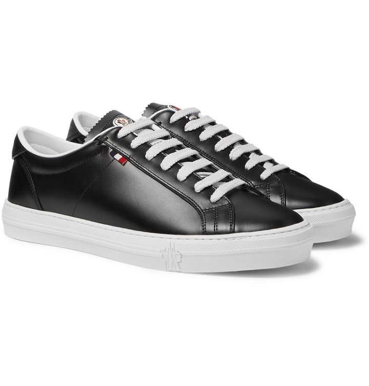 Photo: Moncler - Monaco Leather Sneakers - Black