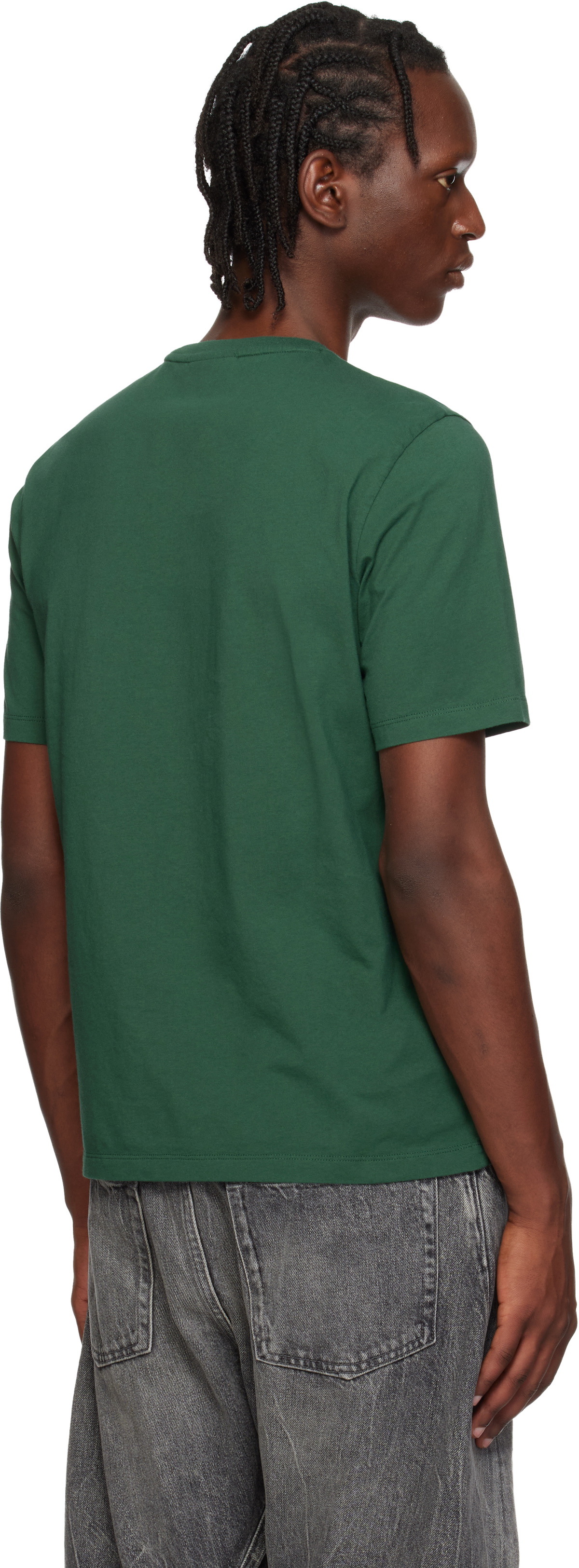 Maison Kitsuné Green Fox Head Regular T-shirt