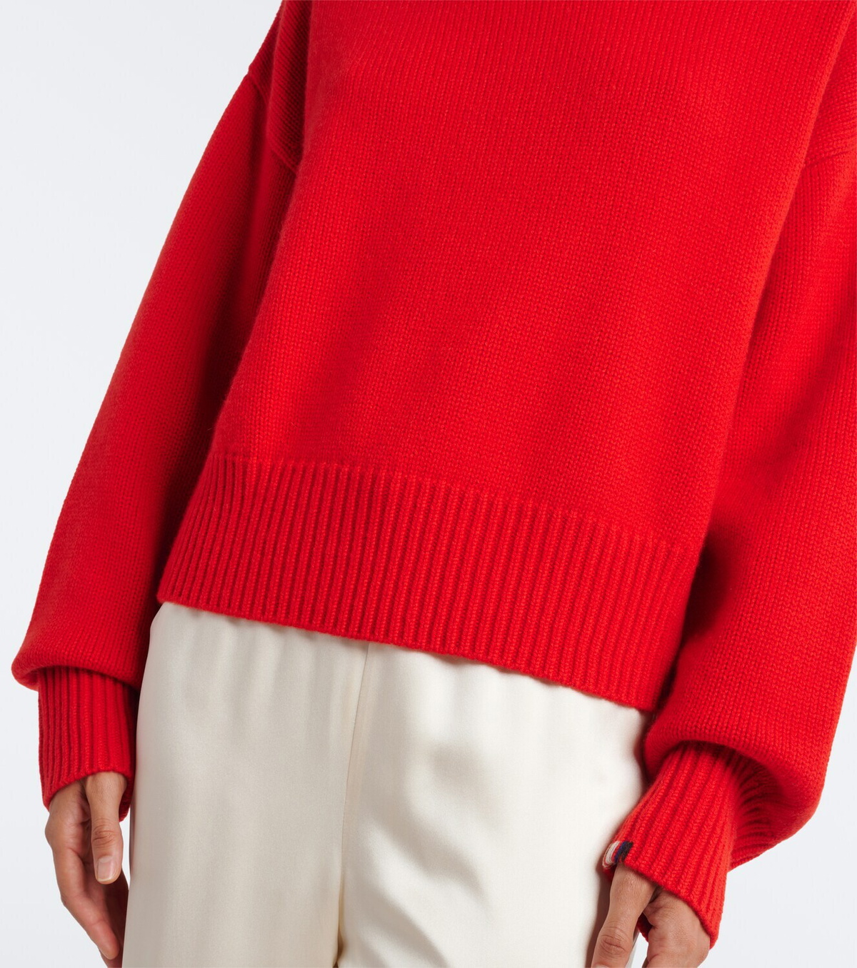 Extreme Cashmere N°434 Crop Xtra cashmere turtleneck sweater