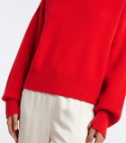 Extreme Cashmere N°434 Crop Xtra cashmere turtleneck sweater
