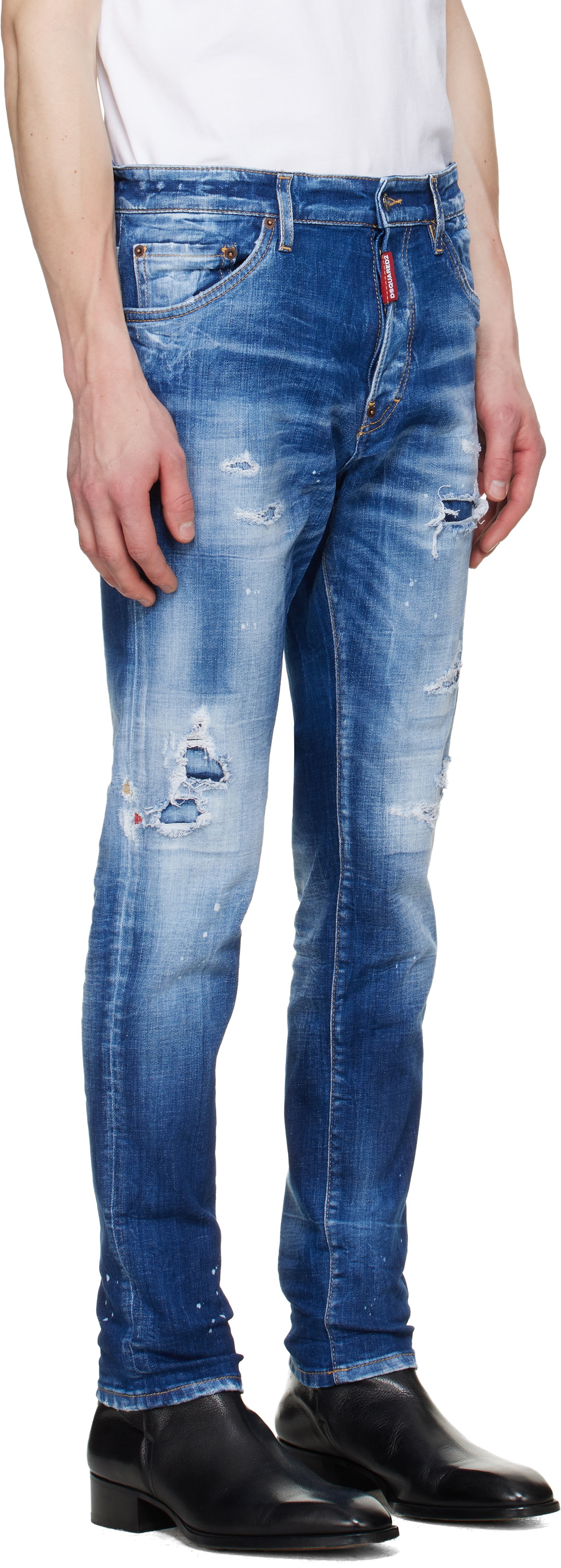 Dsquared2 Blue Teddy Jeans