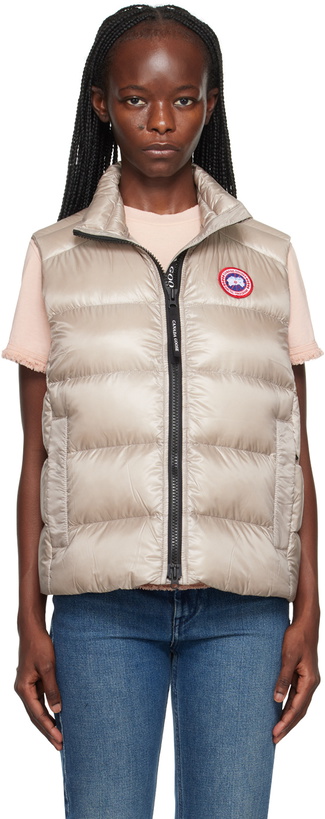 Photo: Canada Goose Beige Cypress Down Vest