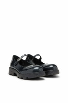 Diesel D-Hammer - Lugged Mary Jane flats in patent leather - Flats Womens in Black