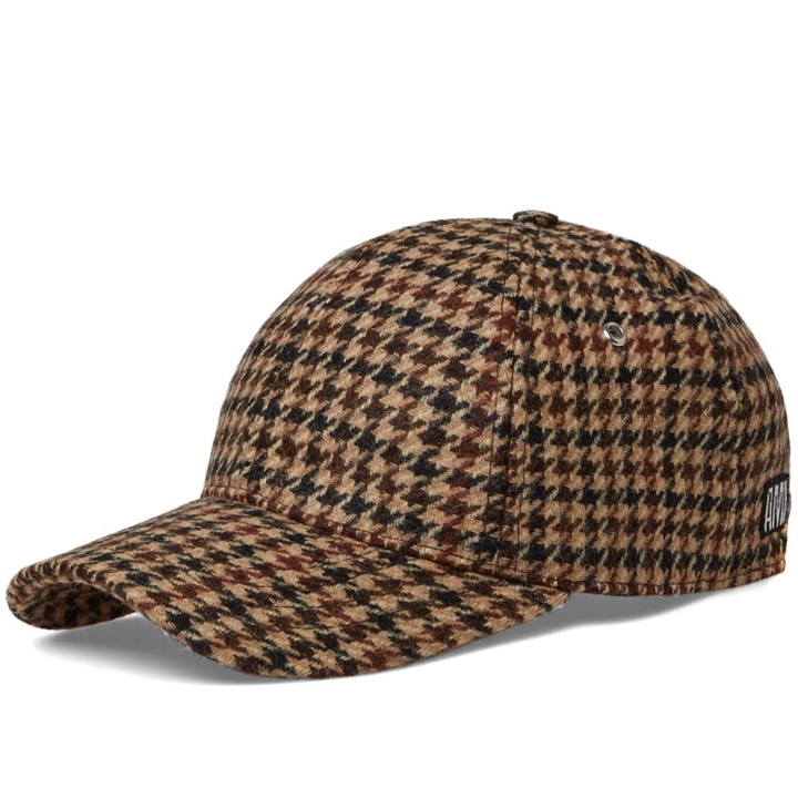 Photo: AMI Checked Cap Brown & Beige