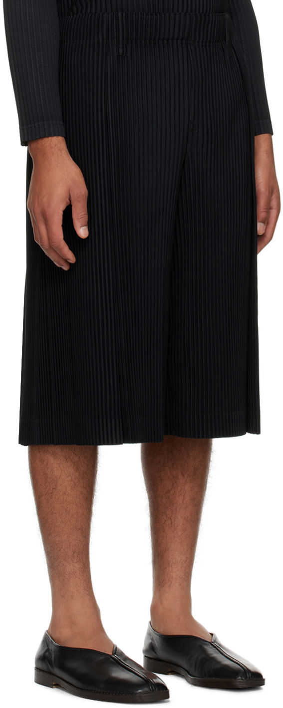 HOMME PLISSÉ ISSEY MIYAKE Black Tailored Pleats 2 Trousers Homme