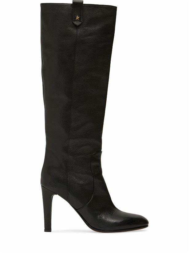 Photo: GOLDEN GOOSE - 100mm Helen Leather Tall Boots