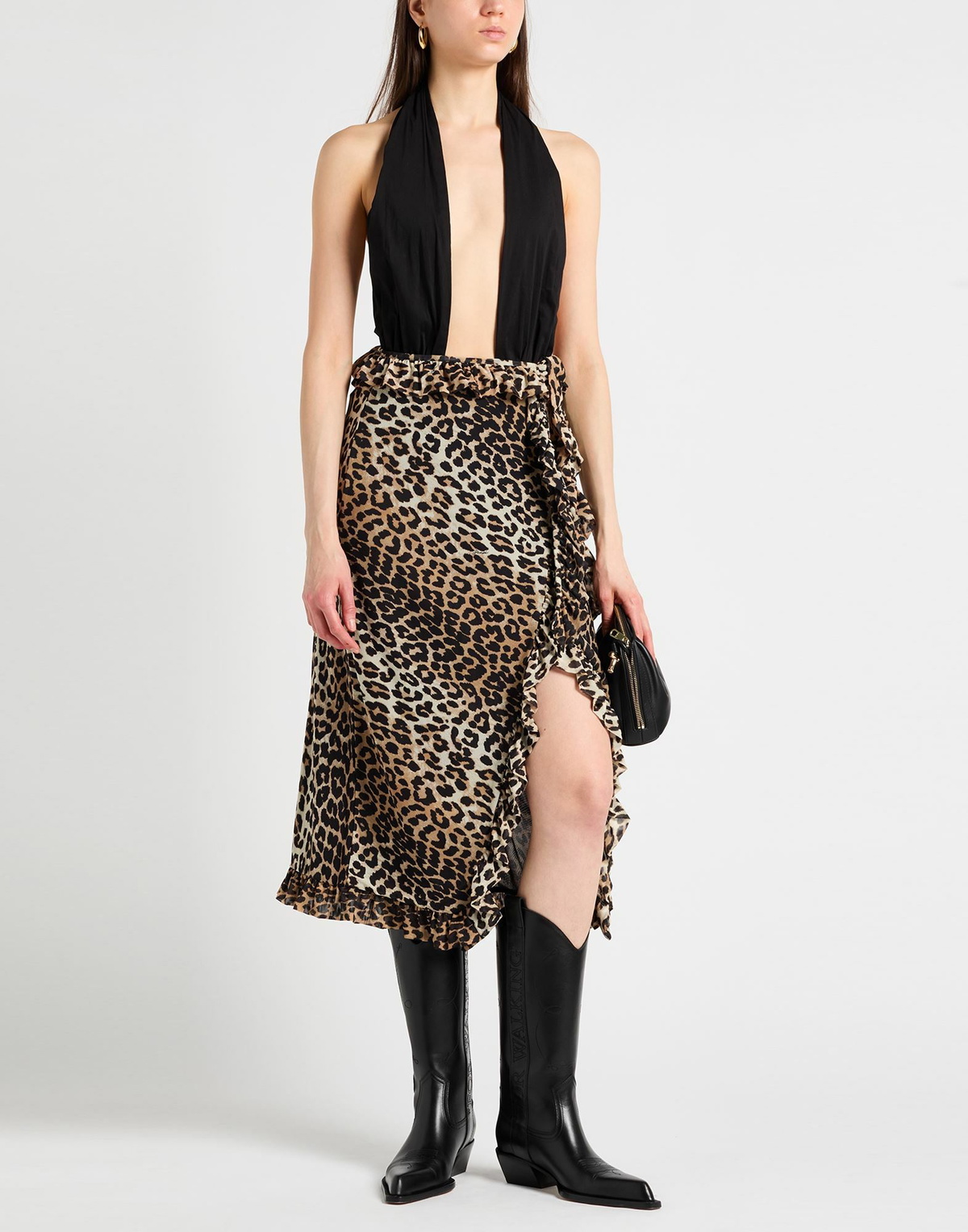 Jijil Womens Bodysuit in Black