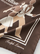 Ralph Lauren Purple label - Wimbledon Printed Silk-Twill Pocket Square