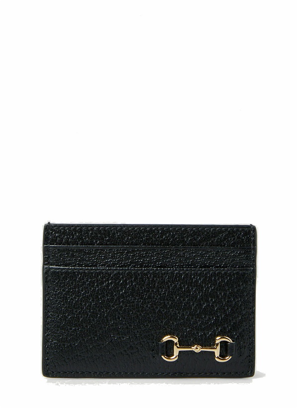 Photo: Horsebit Card Holder in Black