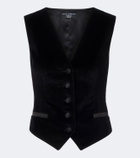 Dolce&Gabbana Cotton and silk-blend velvet vest