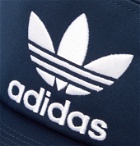 adidas Consortium - Human Made Logo-Embroidered Woven Baseball Cap - Blue