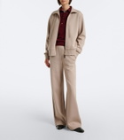 'S Max Mara Cotton-blend zip-up sweatshirt