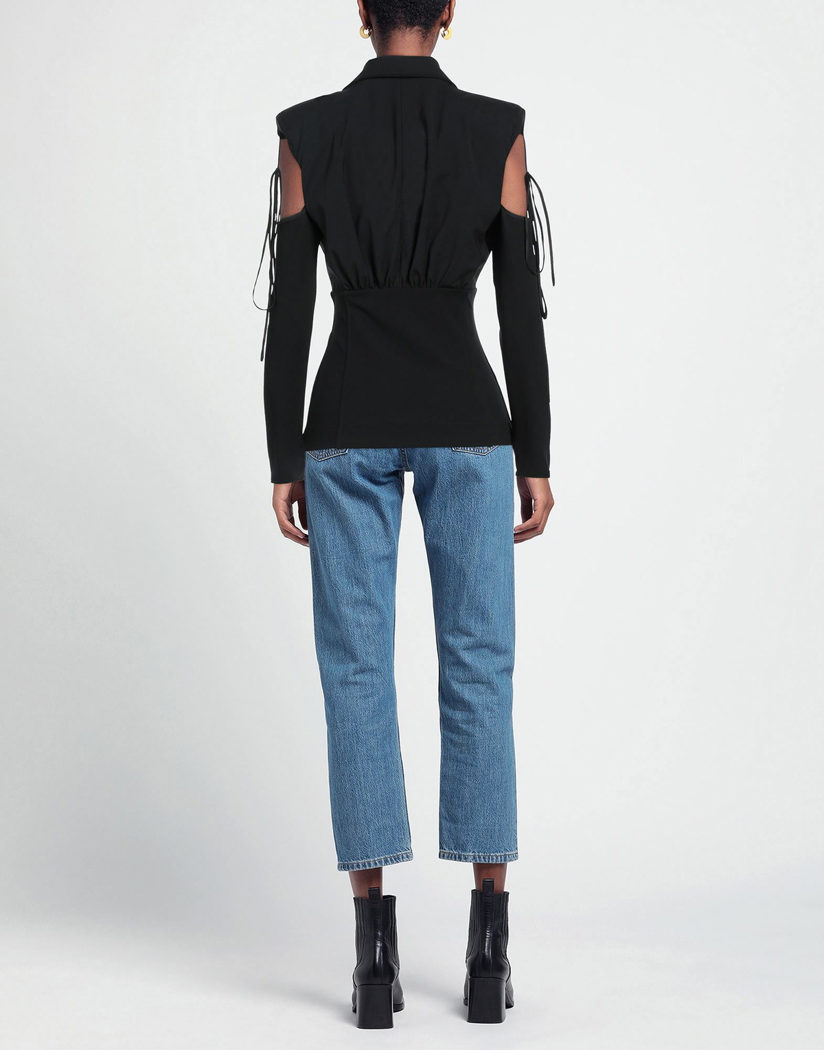 Nensi Dojaka Womens Blazer in Black