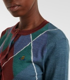 Vivienne Westwood Argyle wool and cotton cardigan