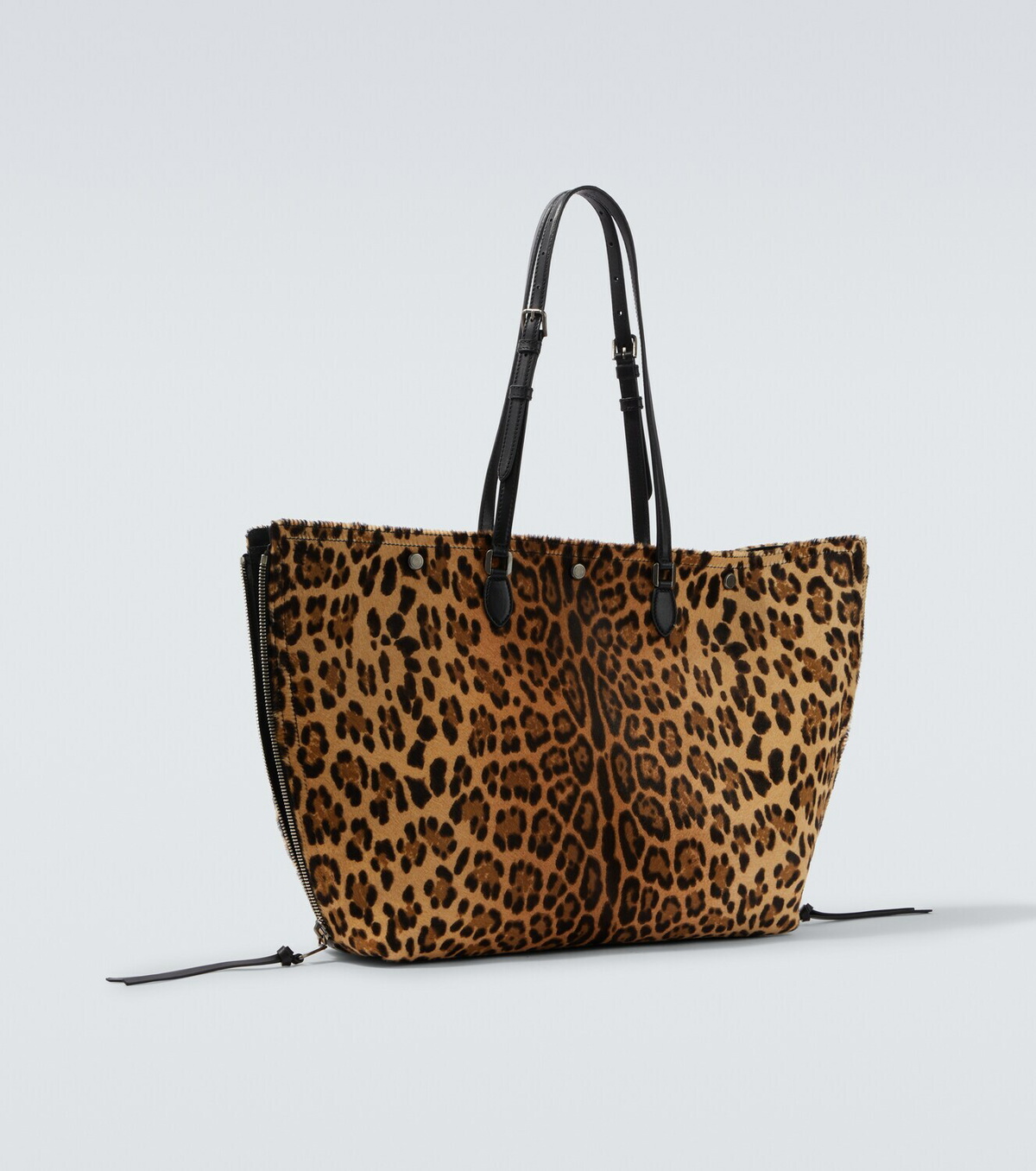 Dolce&Gabbana Atene leopard-print calf hair tote bag