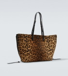 Dolce&Gabbana Atene leopard-print calf hair tote bag