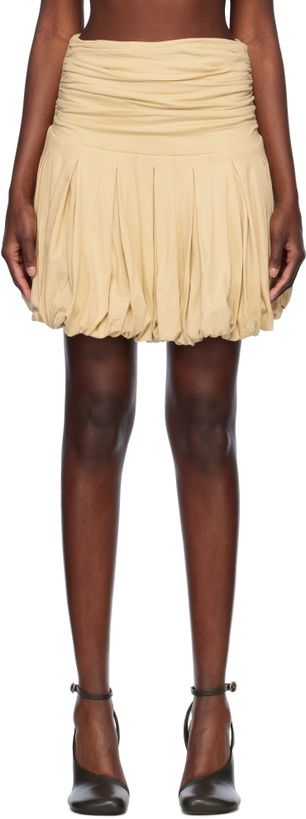 Photo: Renaissance Renaissance Beige Qajar-J Miniskirt