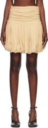 Renaissance Renaissance Beige Qajar-J Miniskirt