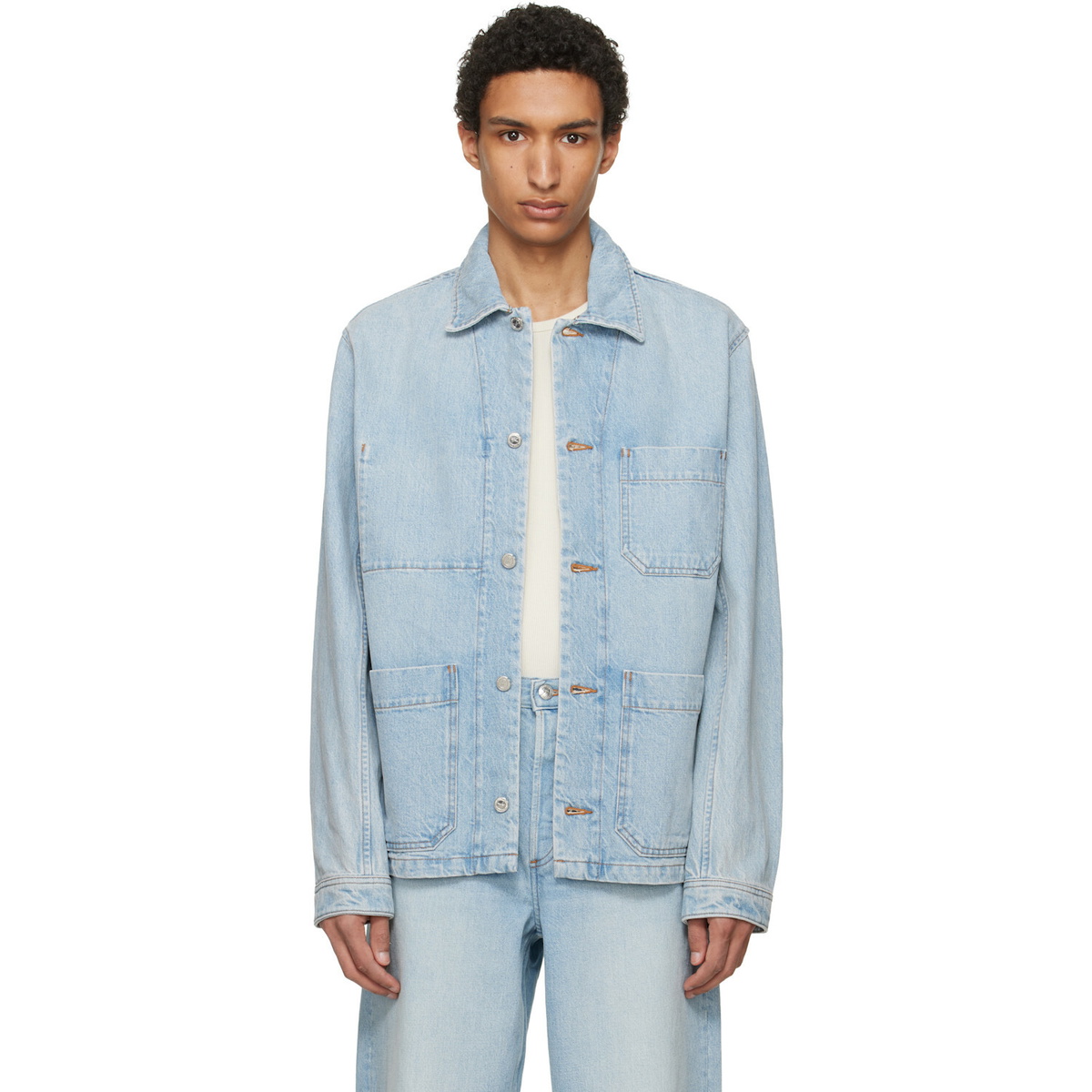 A.P.C. Blue New Rodney Denim Jacket