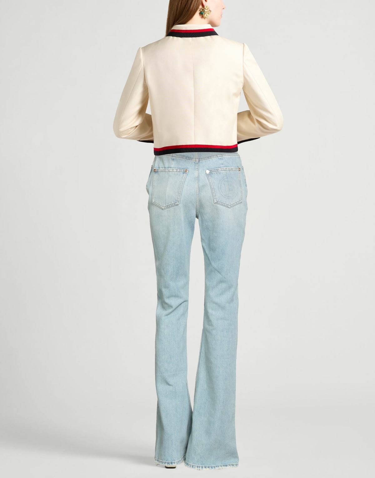 Balmain Womens Jeans in Blue