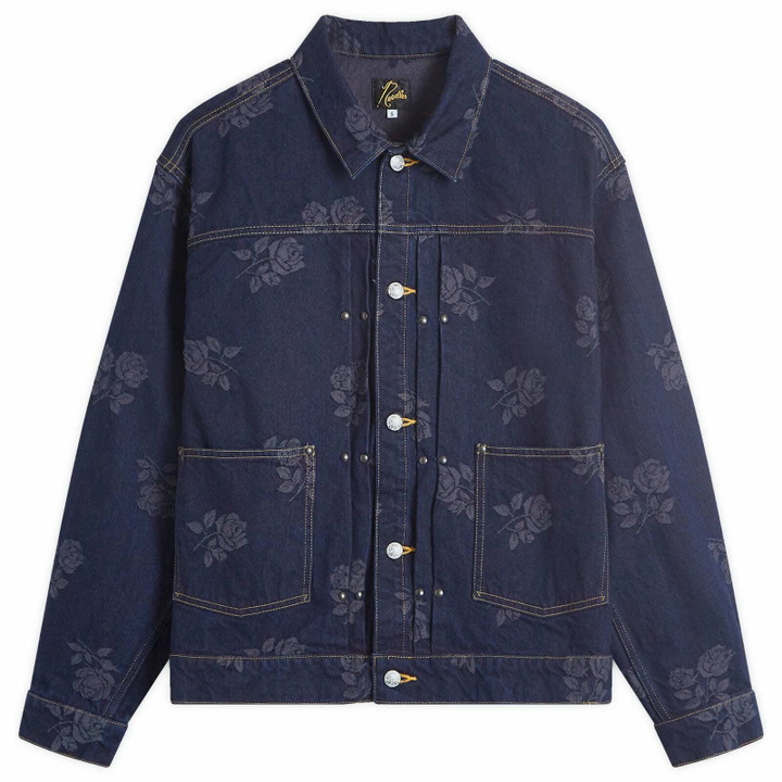 Photo: Needles Women's Rose Jean Jacket in Indigo