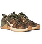 Nike Training - Metcon DSX Rubber-Trimmed Camouflage-Print Flyknit 2 Sneakers - Green
