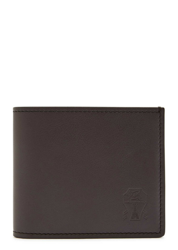 Photo: Brunello Cucinelli Logo-debossed Leather Wallet - Black - One Size