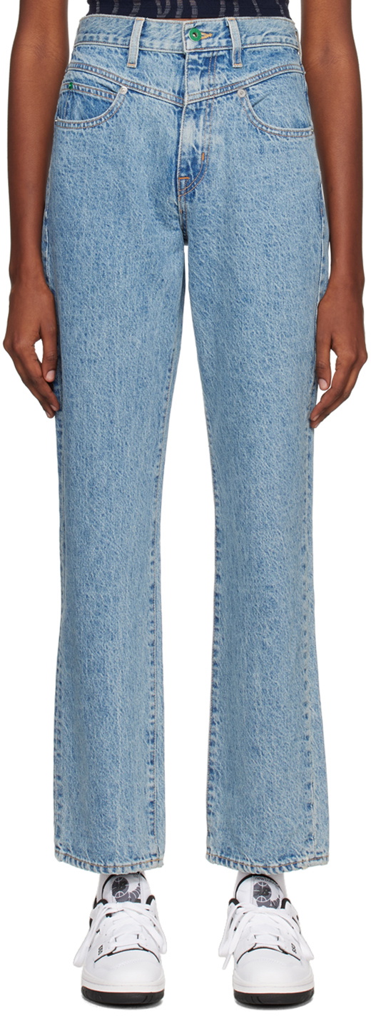 SLVRLAKE Blue London Double Yoke Jeans SLVRLAKE