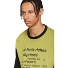 Enfants Riches Deprimes Yellow and Black Vicious Cycle T-Shirt