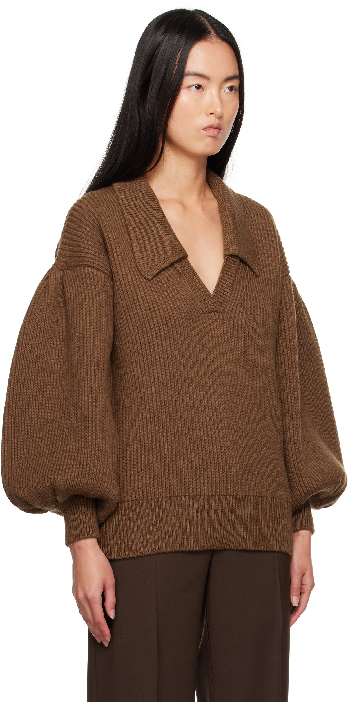 Kika Vargas Brown Greta Sweater