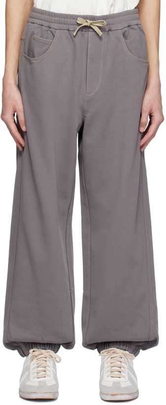 Photo: A PERSONAL NOTE 73 Gray Five-Pocket Sweatpants